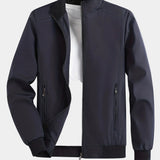 Veste Homme Zippée à Col Montant