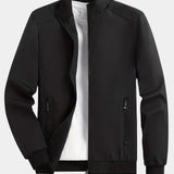 Veste Homme Zippée à Col Montant