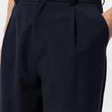 Pantalon Habillé à Pinces Coupe Épurée