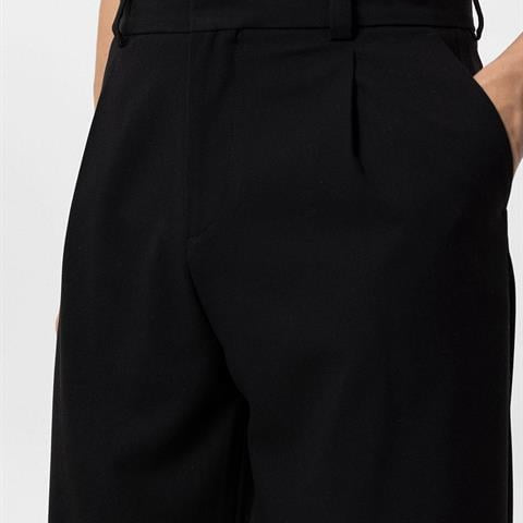 Pantalon Habillé à Pinces Coupe Droite Élégante