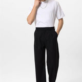 Pantalon Habillé à Pinces Coupe Droite Élégante