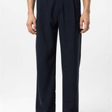 Pantalon Habillé à Pinces Coupe Épurée
